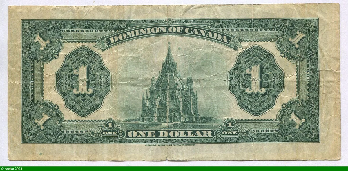 1 Dollar Dominion Portrait du roi George V