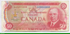 50 Dollars Portrait William Lyon MacKenzie King