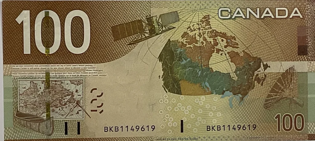 100 Dollars Sir Robert Laird Borden