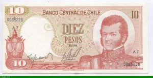 10 Pesos B.O Higgins