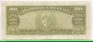 20 Pesos Antonio Maceo