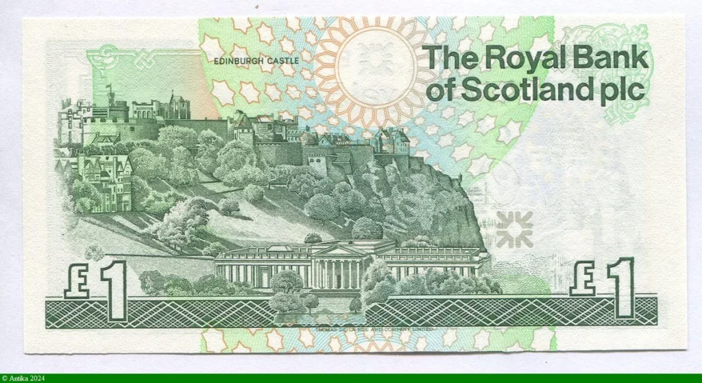 1 Pound The Royal Bank of Scotland Lord Ilay & Château Edimbourg * *