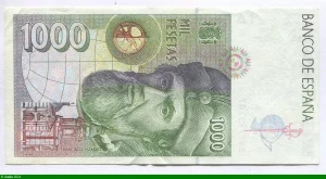 1000 Pesetas Henan Cortés * *