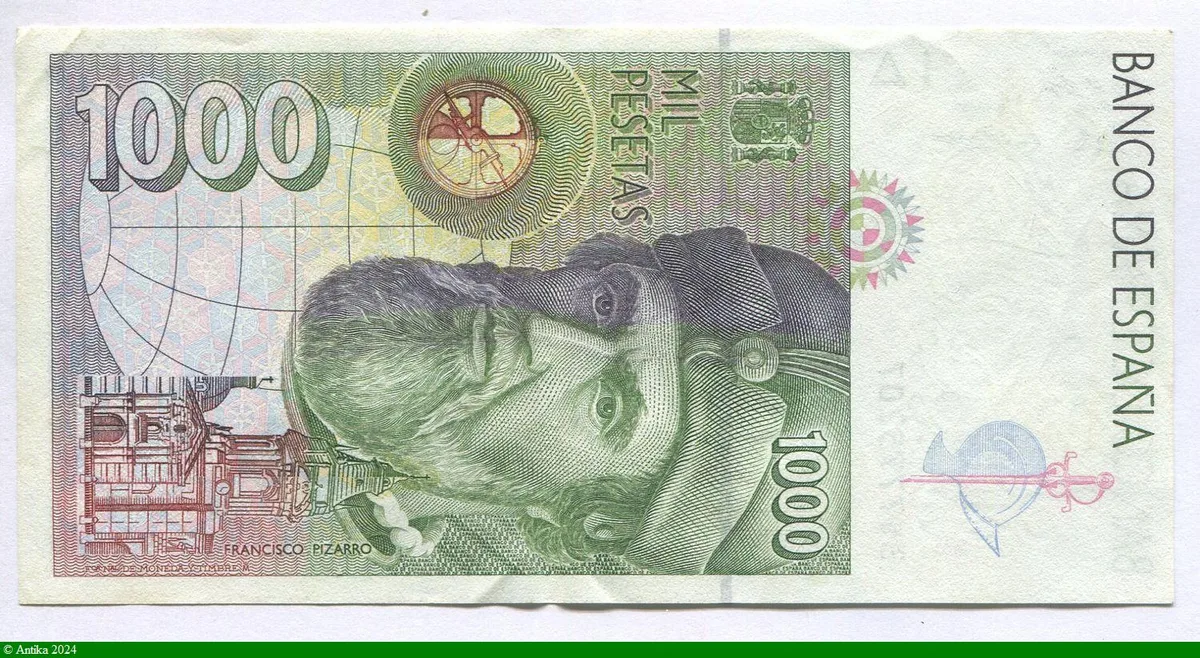 1000 Pesetas Henan Cortés * *
