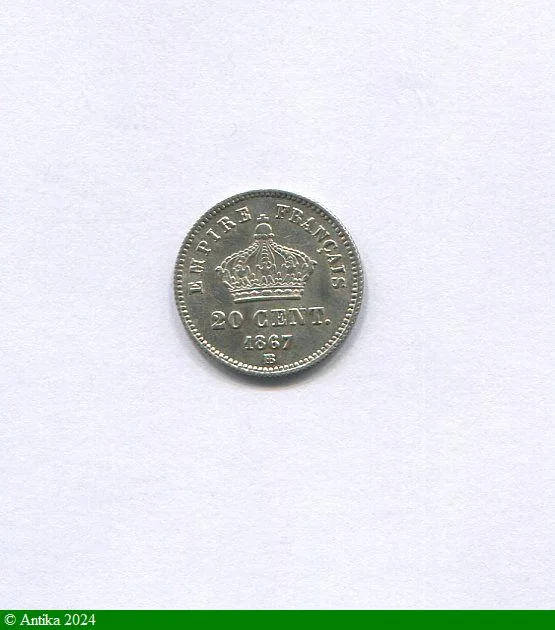 20 CENTIMES NAP III T.L G.M