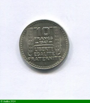 10 FRANCS TURIN Cupro-nickel