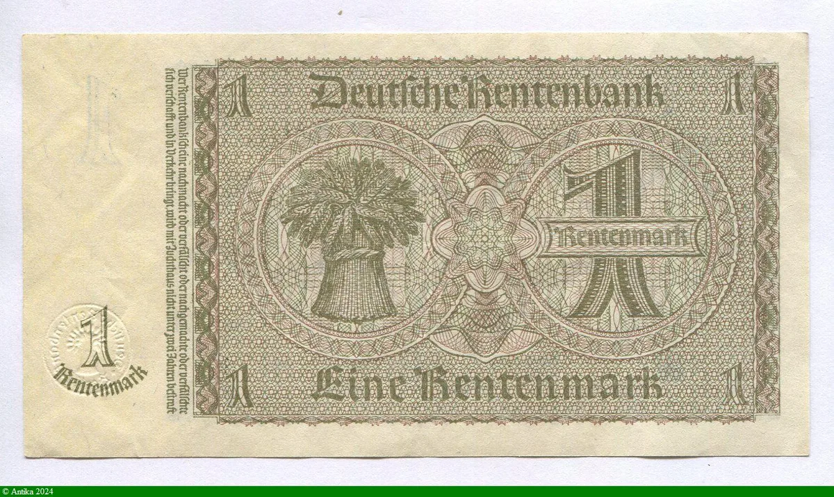 1 Rentenmark Jaune