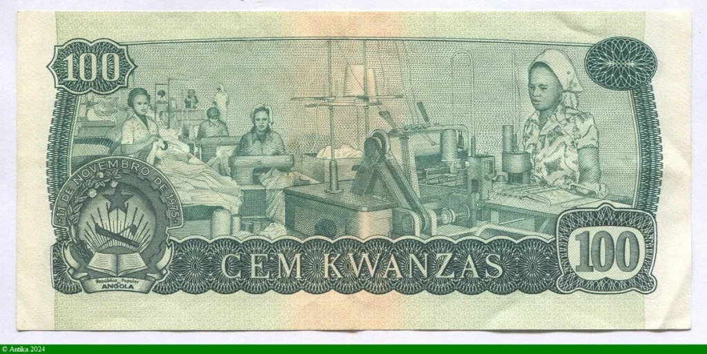 100 Kwanzas Antonio Agostinho