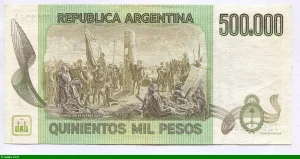 500 000 Pesos Général San Martin