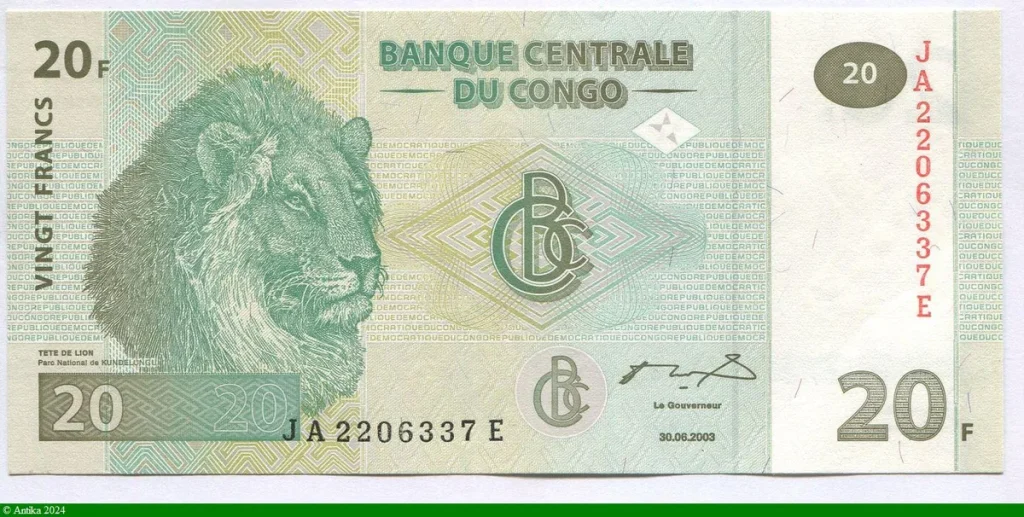 20 Francs Têtye de Loin