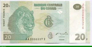 20 Francs Têtye de Loin