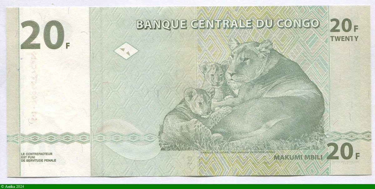 20 Francs Têtye de Loin