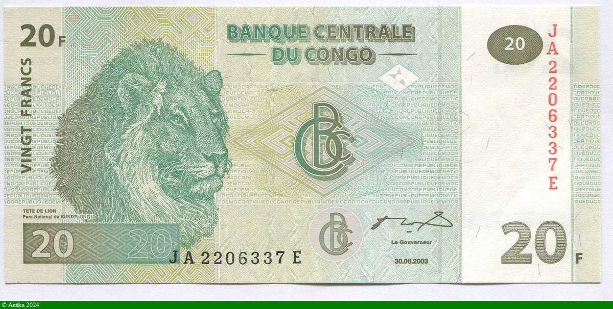 20 Francs Têtye de Loin