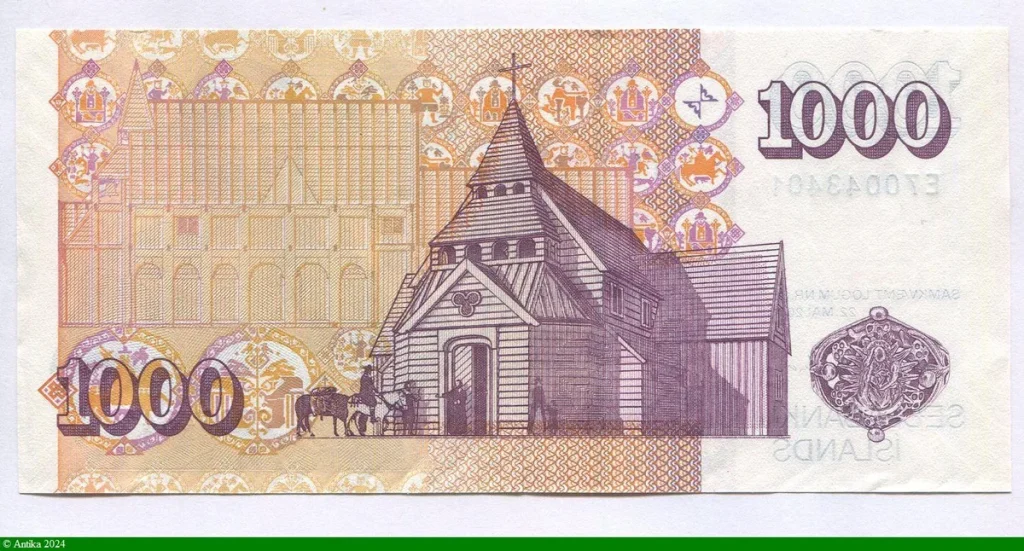 1000 Kronur B.Sveinsson