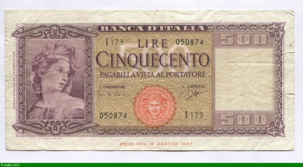 500 Lire Italia