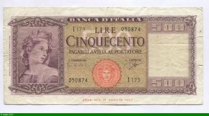 500 Lire Italia