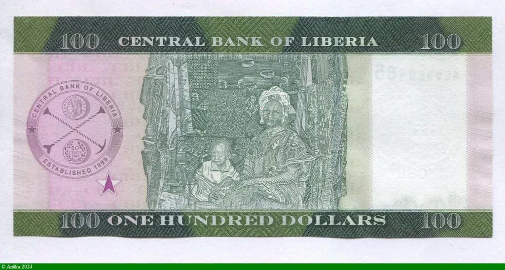 100 Dollars Président William Richard Tolbert NOUVEAUTE