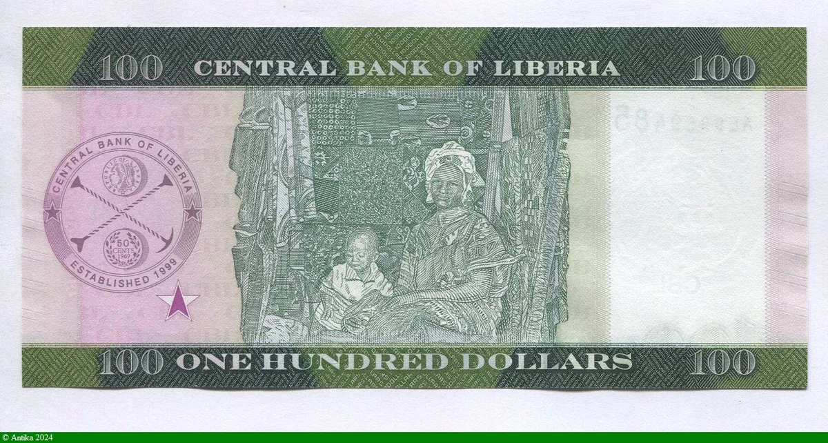 100 Dollars Président William Richard Tolbert NOUVEAUTE