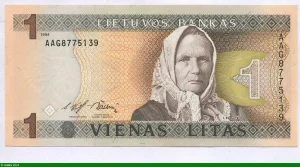 1 Litas Julya Zemaité