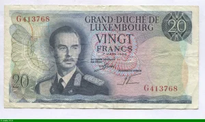 20 Francs Grand Duc Jean