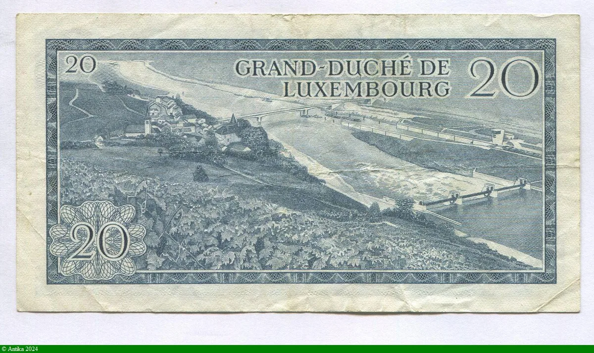 20 Francs Grand Duc Jean