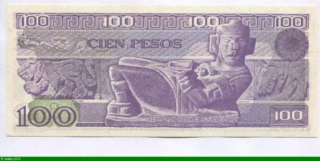 100 Pesos V.Carranza Série VG