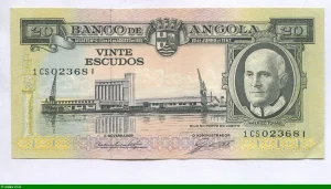 20 Escudos Americo Tomas & Troupeau d'antilopes