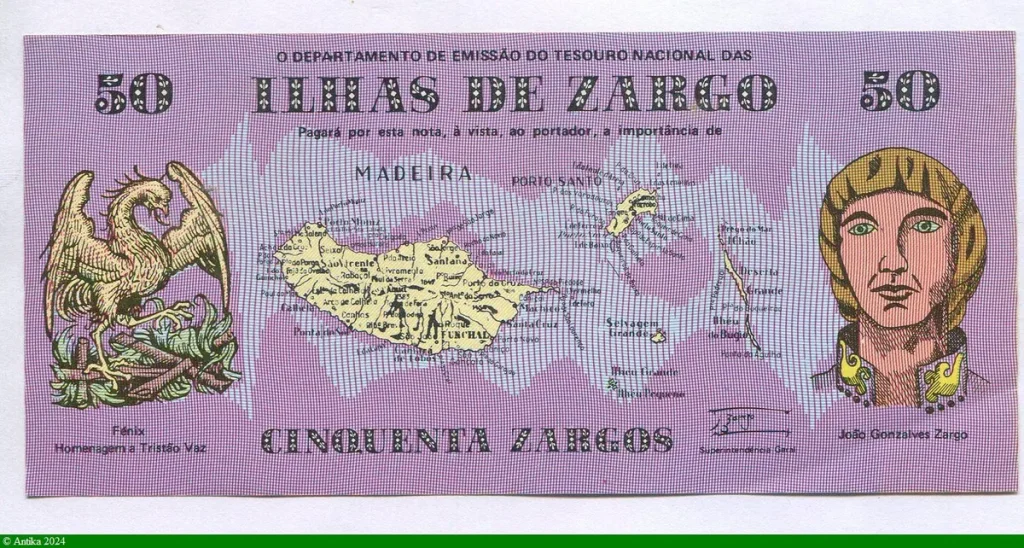 50 Zargos Carte de Madère & Maison typique de Madère