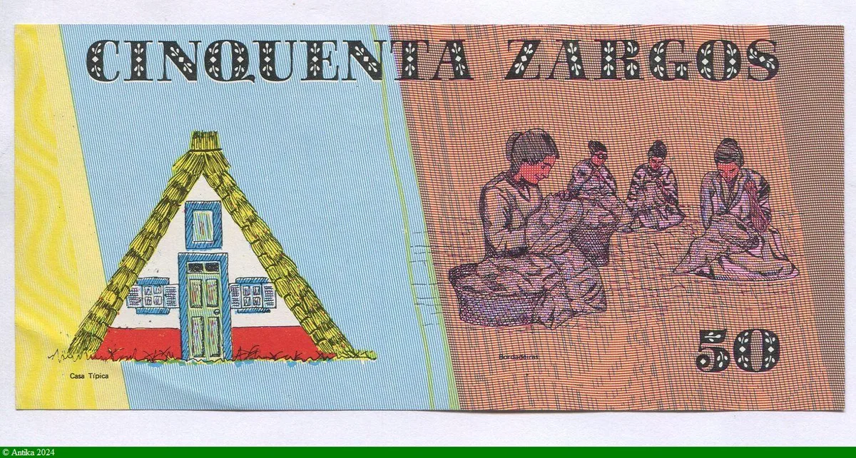 50 Zargos Carte de Madère & Maison typique de Madère
