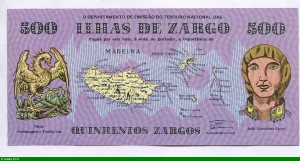 500 Zargo Carte de Madère & Moineaux