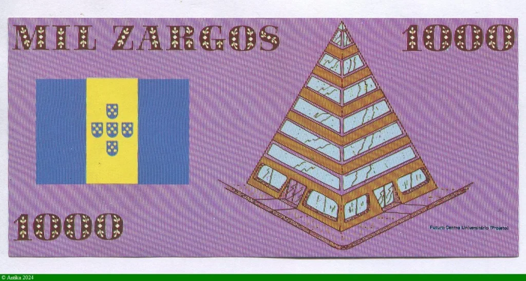 1000 Zargos Carte de Madère & Pyramide