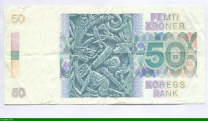 50 Kroner A.O Vinje
