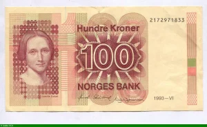 100 Kroner Camilla Collett