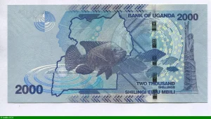 2000 Shillings Grue à crête & Poissons