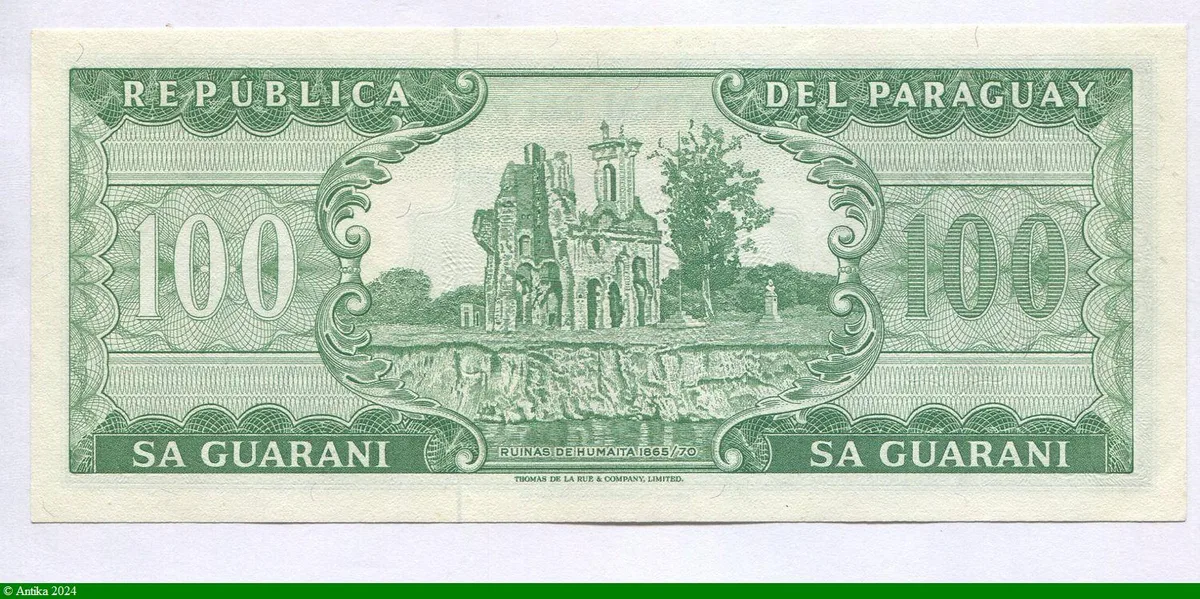 100 Guaranies Général José E.Diaz * *