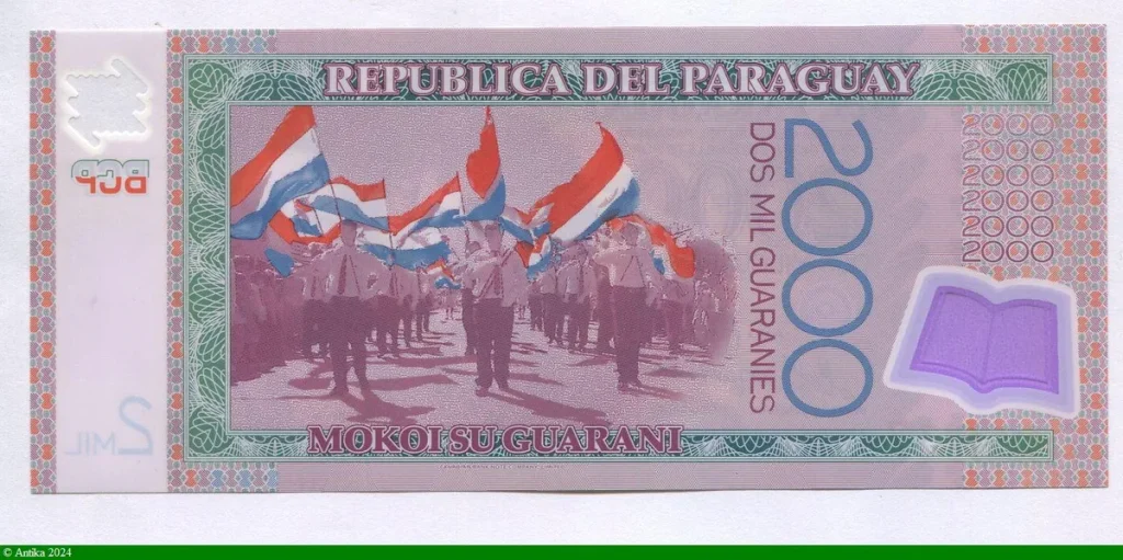 2000 Guaranies Adela & Celsa Speratti
