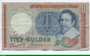 10 Gulden Hugo de Groot * *