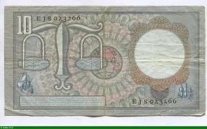 10 Gulden Hugo de Groot * *