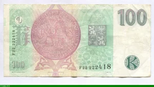 100 Korun Roi Karel IV * *