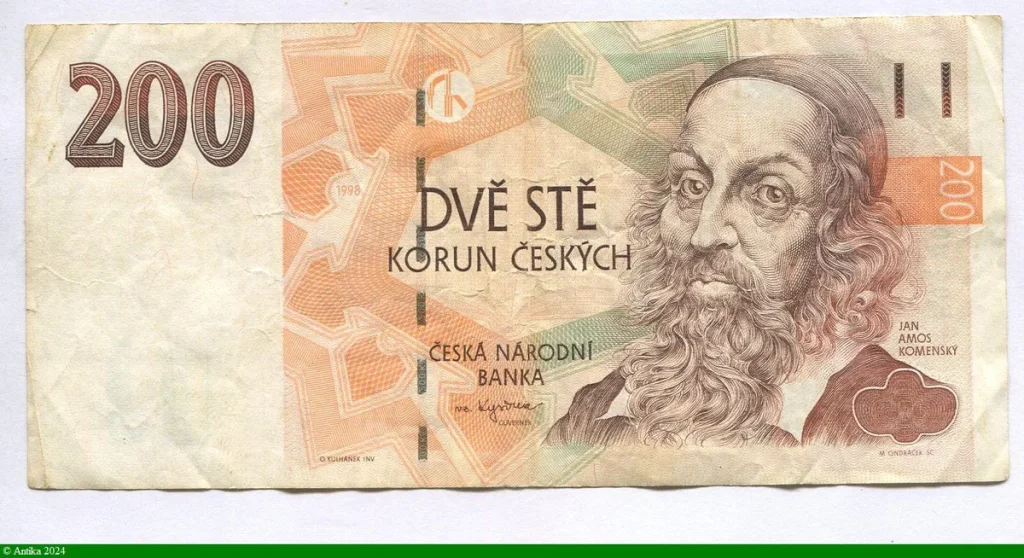 200 Korun Ian Amos Komensky * *
