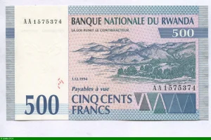 500 Francs Paysage Montagneux