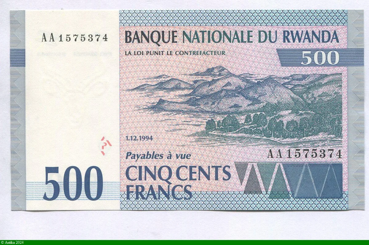 500 Francs Paysage Montagneux