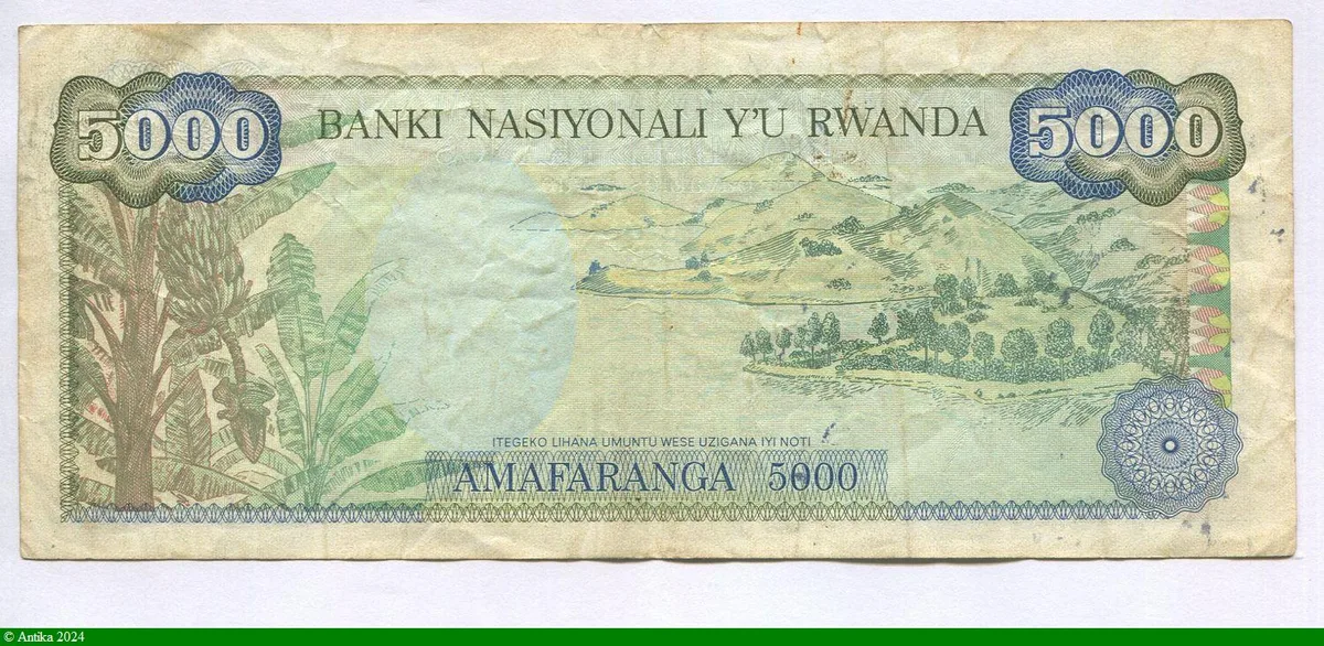 5000 Francs Femme & Plantation de café