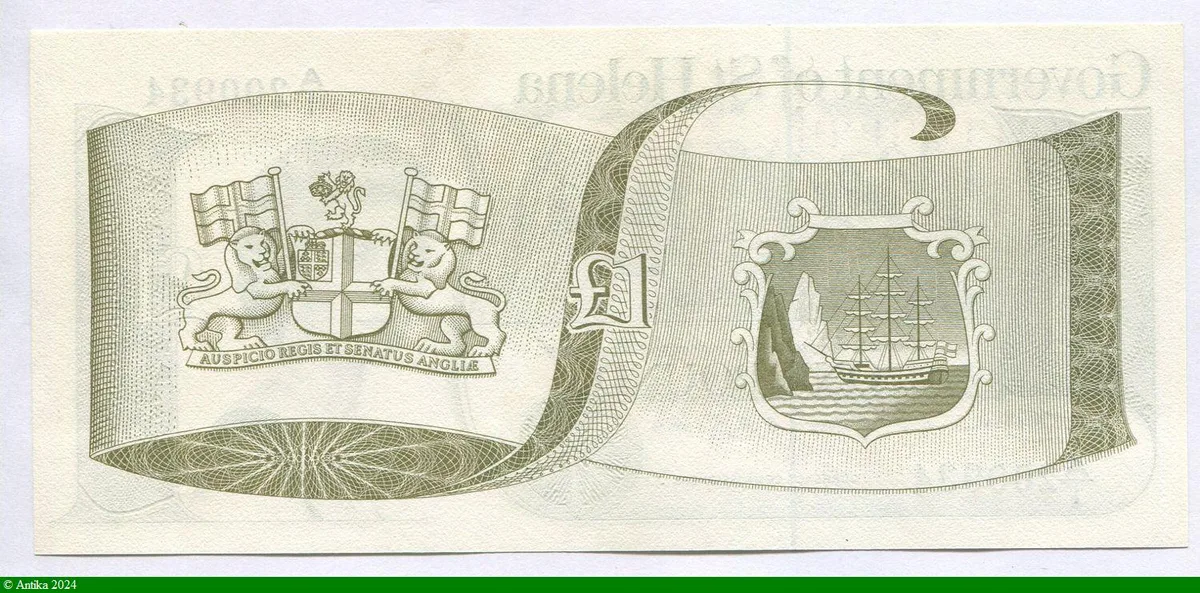 1 Pound Elizabeth II & Scène Portuaire
