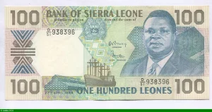 100 Léones Psdt Joseph Saidu Momoh * * * * * * *
