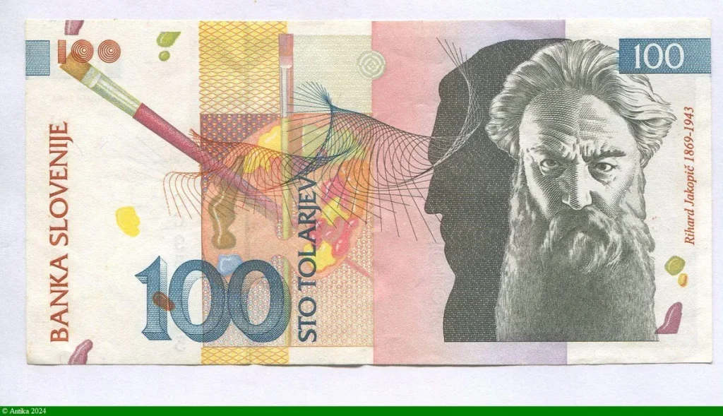 100 Tolarjev R.Jakopic