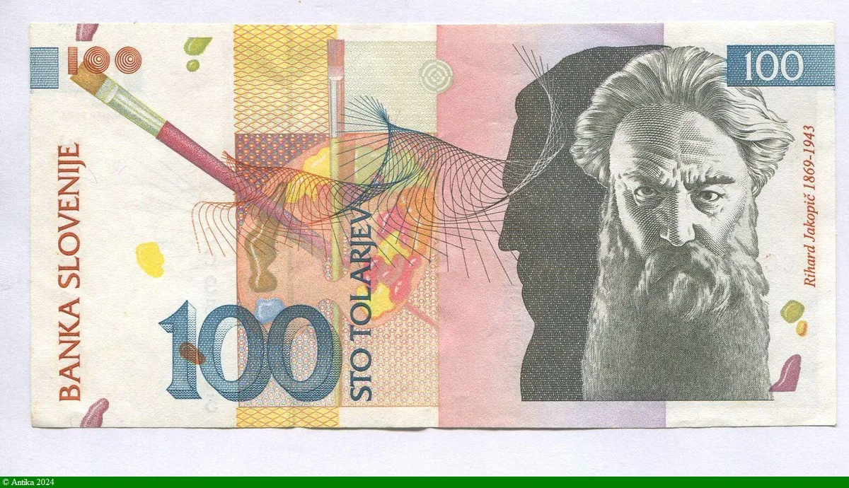 100 Tolarjev R.Jakopic