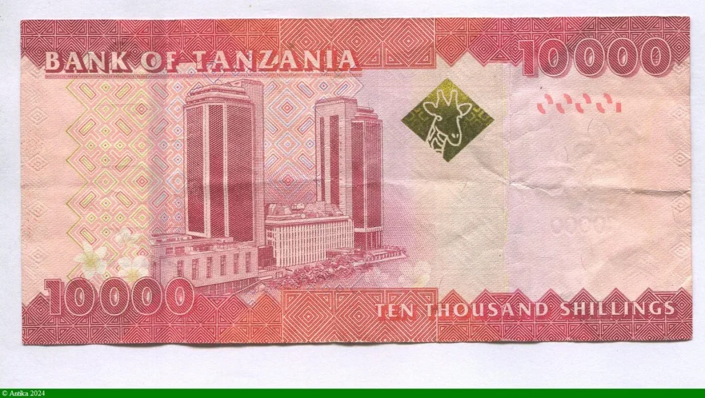 10000 Shilings Eléphant