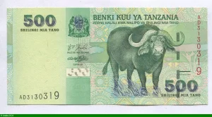 500 Shilings Buffle du Cap
