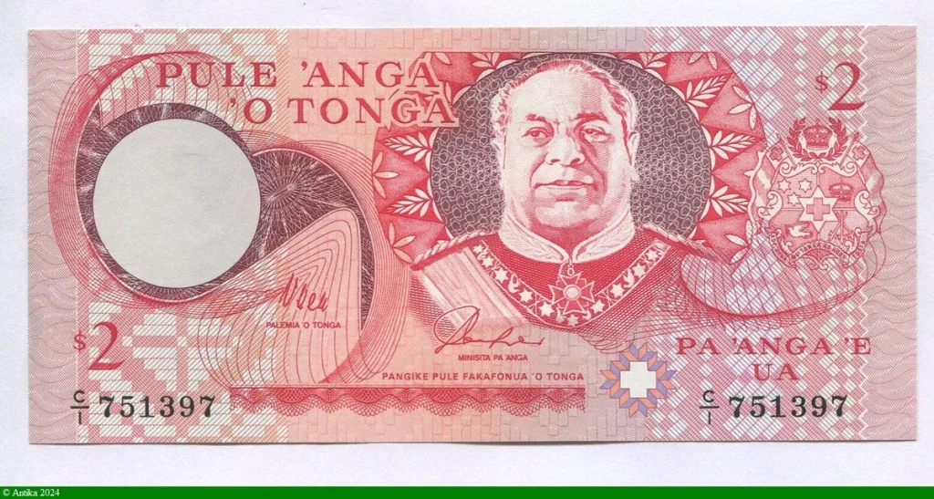 2 Pa 'anga Roi Tāufaʻāhau Tupou IV (1918-2006)